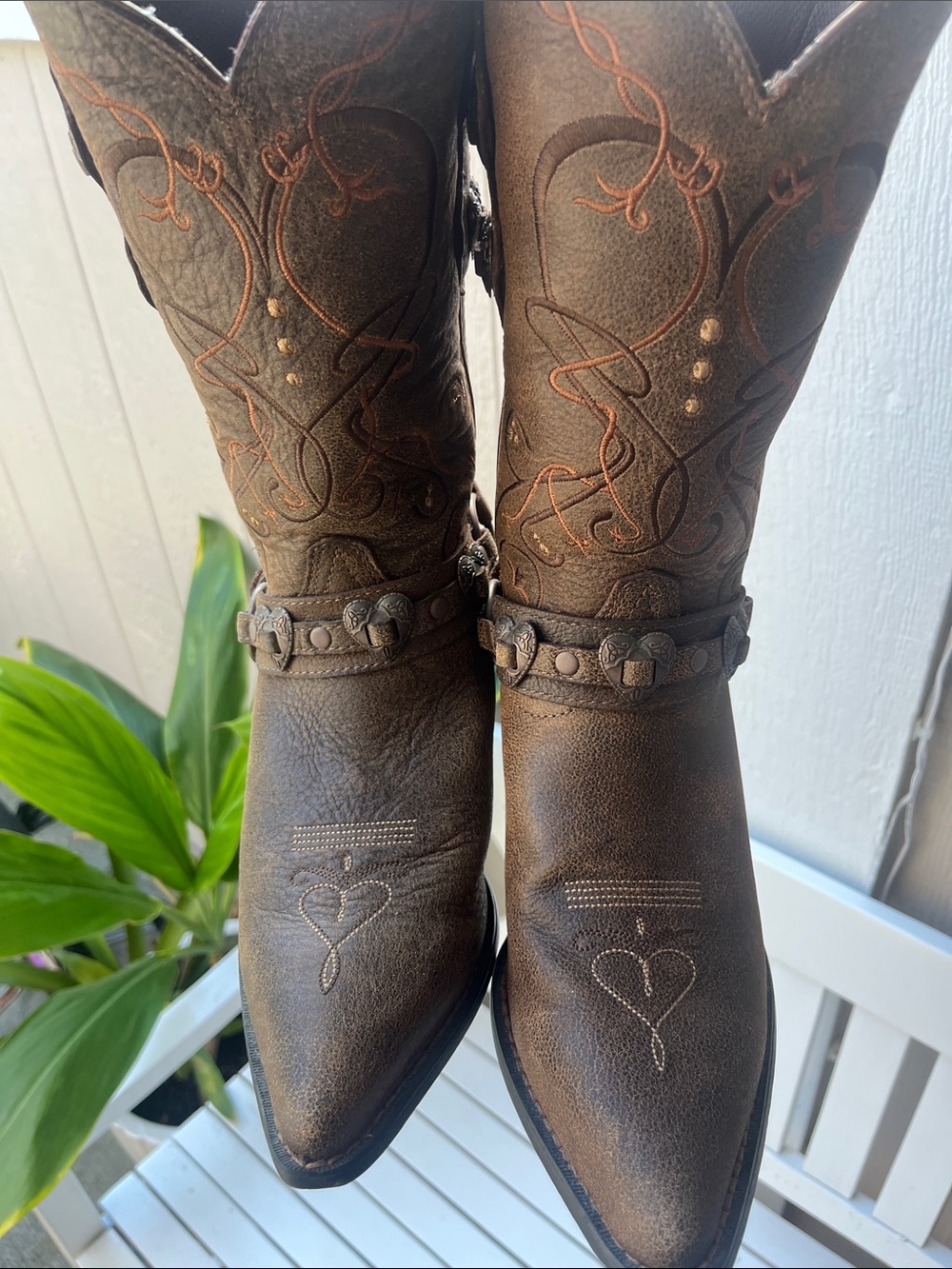 CRUSH BY DURANGO® WOMEN'S BROWN HEARTBREAKER BOOT 9.5 - Picture 8 of 9